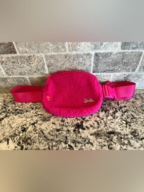 Barbie Hot Pink Sherpa Belt Bag